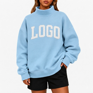 เสื้อสเวตเชิ้ตคอกลมพิมพ์ลายตัวอักษรคุณภาพสูงสวมใส่สบายทุกฤดูกาล - Product Image 1