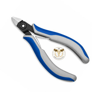 Knipex 79 42 125 5 Coupe-fils diagonaux électroniques de haute qualité, coupe conique, en acier inoxydable, personnalisables pour le bricolage et la fabrication de bijoux - Product Image 6