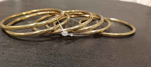 Ensemble de bracelets réglables en laiton écologique Royal Radiance, bijoux de luxe faits à la main, personnalisation, couleur et forme personnalisables - Product Image 3