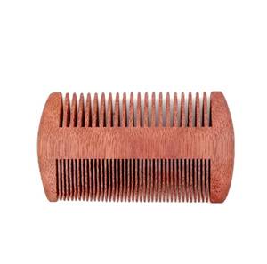 Peine de madera para el cabello, estilo rústico natural, duradero, decoración para el hogar, peine de bolsillo con forma rectangular de Curio Craft - Product Image 3