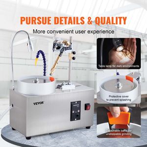 Máquina de facetado de gemas de 180W, pulidora angular de rocas y joyas con velocidad ajustable de 0-2980 RPM para pulido de jade, herramientas y equipos de joyería - Product Image 5