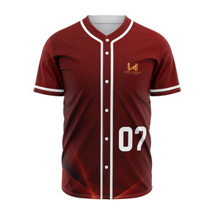Maillot de baseball sublimé pour homme, entièrement boutonné, personnalisé, respirant, à séchage rapide, anti-humidité, vêtement de sport - Product Image 1