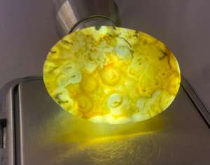 Cabujón de piedra preciosa natural suelta con patrón de árbol marrón para anillo y colgante - Product Image 1