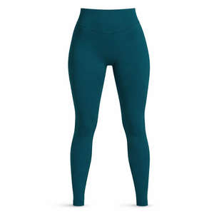 Leggings de Yoga de Cintura Alta Elástica en Color Verde Azulado Oscuro, Sin Costuras, de Compresión, Tallas Grandes, para Entrenamiento y Gimnasio, Ropa Deportiva para Mujer - Product Image 1