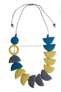 Cuentas de resina de Color personalizadas hechas a mano de alta calidad, collar certificado IGI ecológico, cadena de diamantes de moda para mujer clásica - Product Image 3