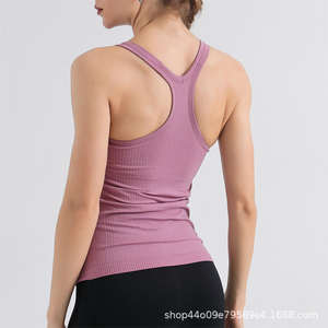 Vêtements de fitness pour femmes, hauts de yoga sans couture, couleurs unies, manches longues, crop tops de sport, ensembles de yoga respirants et à séchage rapide - Product Image 2