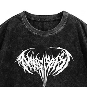 New Arrival 240 GSM Heavyweight Men's <b>Acid</b> Washed <b>Drop</b> Shoulder Oversized T-Shirt Luxury Streetwear Custom Printed Logo Branding - Product Image 5