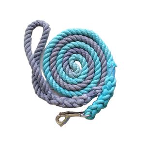 Correa ajustable de algodón para perro, Correa trenzada de color degradado, hecho a mano, accesorios - Product Image 1