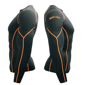 OEM Design Compression Mma Rash Guard bjj Rashguard custom Sublimated <b>Printed</b> Mens Rash Guard - Product Image 3