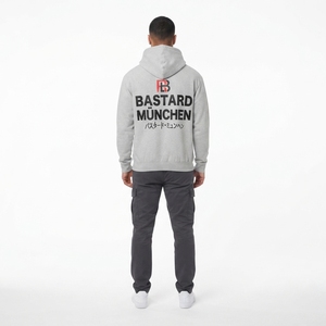 <b>Wholesale</b> Men's Heavyweight 450gsm <b>80</b>% <b>Cotton</b>/<b>20</b>% <b>Polyester</b> XL Pullover <b>Hoodie</b> Pocket Custom Graphic Streetwear OEM Silk Screen - Product Image 2