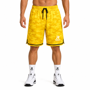 Pantalones Cortos de Baloncesto para Hombre, Estilo Moderno, Sólidos, de Secado Rápido, Transpirables, Antiarrugas, de Alta Calidad, Servicio OEM Personalizable - Product Image 3