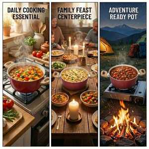 Innovative Non Stick Cooking Set Designed With Marble Stone Coating Multipurpose <b>Pots</b> And Pans Tempered Glass Covers - Product Image 5