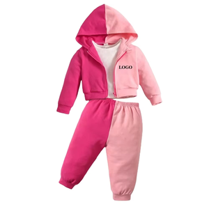 Ensemble de survêtements décontractés écologiques pour enfants, 2 pièces, polyester/coton, léger et respirant pour l'été - Product Image 6