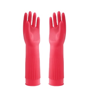 Guantes largos de goma para proteger contra el agua fabricados en Vietnam para las tareas del hogar - Product Image 5