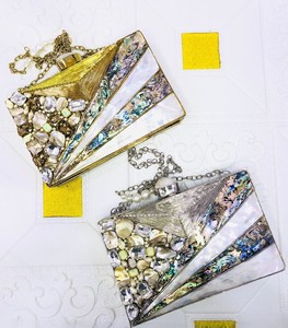 Bolso de mano cuadrado Fusion Republik para fiesta de noche para mujer, con cierre magnético, correa de cadena y forro de poliéster - Product Image 2