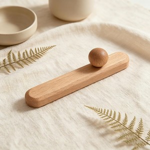 Tirador de Mueble Harmony Wood Sphere, Tirador de Cajón Minimalista de Doble Tono, Perilla de Mueble de Madera Estilo Japandi, Tirador de Mueble con Bola Flotante - Product Image 4