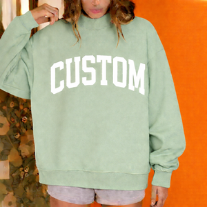 Sweat-shirt oversize à col montant pour femme, coupe ample et décontractée, matière douce, mode hiver - Product Image 6