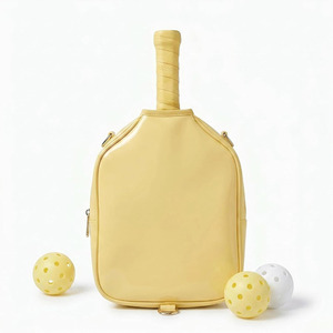 Bolsa profesional para palas de pickleball, estuche de cuero para equipo deportivo, hecho de cuero para proteger las palas y facilitar su transporte. - Product Image 1