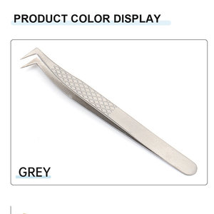 Pinces à épiler de formes variées et pinces à épiler pour extensions de cils avec miroir intégré / logo personnalisé, finition mate, couleur personnalisable, marque OEM - Product Image 3