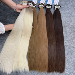 ต่อผมเคราตินแบบปลายแบน คุณภาพพรีเมียม ผลิตจากเวียดนาม เนื้อผมตรง สีสไตล์ยุโรป ให้สัมผัสนุ่มลื่น - Product Image 4