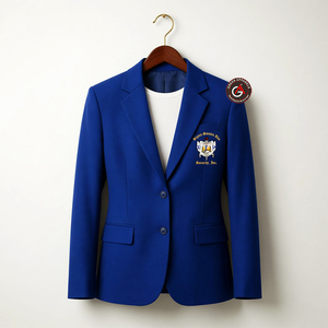 Blazer sur mesure pour femmes Sigma Gamma Rho |   Blazer de soirée noir de luxe SGRho Sorority pour femme – Design tendance et très prisé - Product Image 4