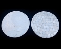 Sous-verres artisanaux en coquille de Capiz, nacre naturelle, écologiques, antidérapants, épaisseur 4 mm, accessoires de décoration de table pour la maison, vente en gros