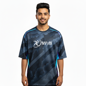 Camiseta Urbana Casual Oversize Sublimada para Hombre, Moda Urbana Popular - Product Image 1