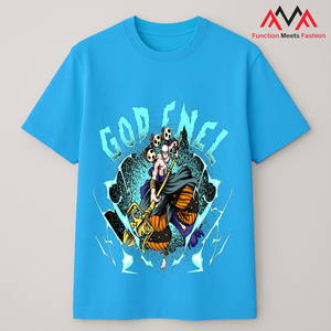 T-shirt homme FMF à coupe classique, manches courtes, col rond, imprimé graphique en sérigraphie, écologique, doux, 95% coton + 5% élasthanne - Product Image 4