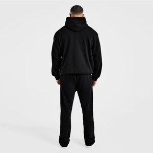 Conjunto de Sudadera con Capucha y Pantalones de Chándal para Hombre, Diseño Personalizado con Logotipo, Venta al por Mayor de Alta Demanda, Oversize, con Bolsillos, Hombros Caídos y Puños Acanalados - Product Image 4