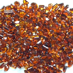 Premium Citrine Madeira Ex4 Gemstones Set <b>D</b> Shape 6x4mm Matching Loose Stones With Orange Golden Appearance For Jewelry Craft - Product Image 3