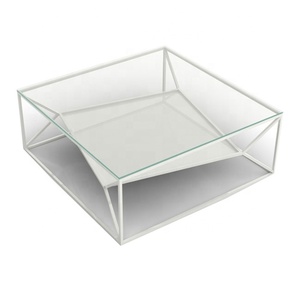 Mesa auxiliar de Metal personalizada con acabado antiguo negro para el hogar, Hotel, restaurante, accesorios de muebles, mesa de centro sostenible - Product Image 2