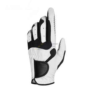 Premium Cabretta Leather Golf <b>Gloves</b> Mens High <b>Grip</b> Breathable Performance Soft Leather Palm - Product Image 2