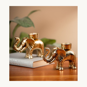 Porte-bougie en métal personnalisé élégant, design fantastique, support décoratif pour bougies, pour la décoration de la maison, utilisation comme centre de table. - Product Image 6