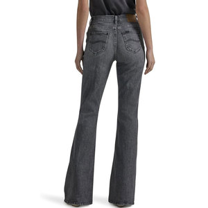 Vêtements de mode d'hiver, pantalon en jean pour femmes, jean en denim coupe barrel, design personnalisé, jean respirant pour femmes, OEM - Product Image 2