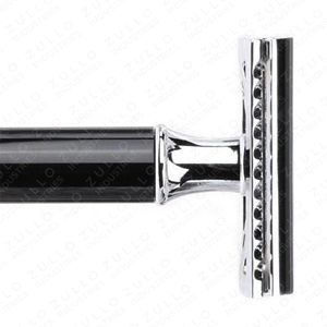 มีดโกนหนวดแบบด้ามไม้สีดำพรีเมียม ใบมีดสองคม สำหรับการโกนแบบมืออาชีพ - Product Image 4