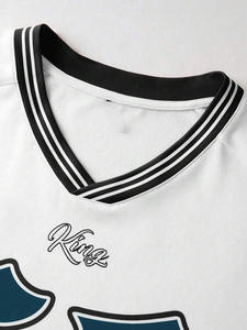 Top Corto de Punto para Hombre, Estilo Deportivo Urbano, Manga Corta, Proveedor Mayorista OEM - Product Image 5