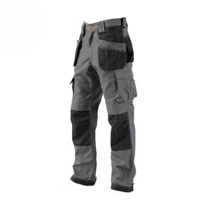 Pantalons de travail robustes pour hommes avec genoux renforcés et poches utilitaires pour la construction et l'industrie - Product Image 6