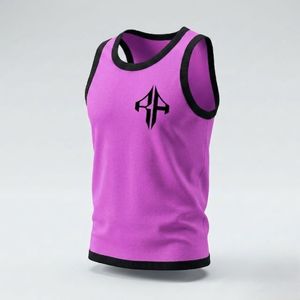 Débardeur pour homme, style décontracté, qualité supérieure, design personnalisé, technique d'impression, matière 100% coton par RIVIAN ATLANTIC - Product Image 2