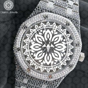 Reloj Mecánico Charm de Acero Inoxidable, Caja de 40 mm, Cristal Analógico, para Hombre, de Lujo, Estilo Vintage, Hip Hop, Resistente a Impactos, 10 Bar, Automático - Product Image 1