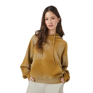 Nuevo Diseño, Sudadera con Capucha para Mujer, Estilo Acid Wash, Invierno, Superventas, Nueva Llegada, Bolsillos con Cordón, Estilo Urbano Ecológico - Product Image 1