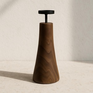 Wedding and Christmas Eco-Friendly Handmade Natural Mango Wood <b>Candlestick</b> <b>Holder</b> with Vintage Modern Design for Home Decoration - Product Image 5