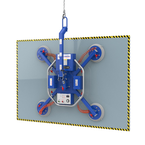 Ausavina Electric Stone Vacuum Lifter with <b>Battery</b> Operated Vacuum <b>Pump</b> for Great Operation to Save Time and Workforce (DVL500) - Product Image 1