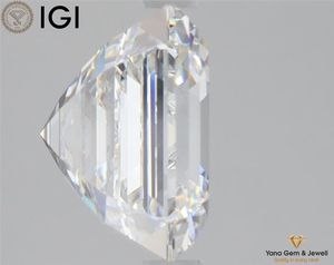 Diamante Cultivado en Laboratorio con Corte Asscher de 4.01 Quilates, Claridad VVS2, Color F, con Certificado IGI, para un Centro de Atención Impresionante - Product Image 6