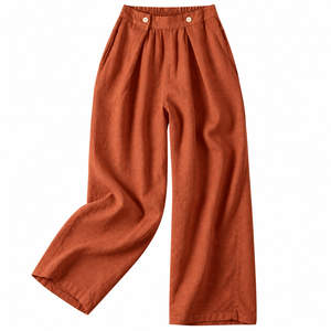 Full Length <b>Linen</b> Pant Beautiful Classic Long Pants Straight Leg Pant <b>Linen</b> Trouser Made With 100% <b>Linen</b> Made by Zed Aar Export - Product Image 2