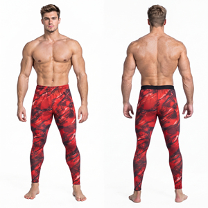 Pantalones Cortos de Yoga 2 en 1 para Hombre con Leggings Interiores, Cintura con Cordón Ajustable, Pantalones Deportivos de Secado Rápido, 100% Poliéster, Leggings para Entrenamiento - Product Image 6