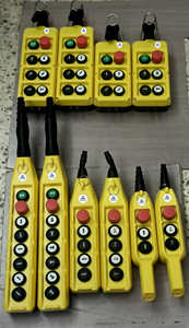 Estación de Control Colgante CMK de 6 Botones para Grúa EOT, Modelo PLN, IP65, 440V, 400A, Cuerpo de Plástico de Alta Resistencia, 1NO1NC - Product Image 2