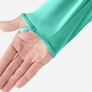 Camiseta Unisex con Capucha de Manga Larga con Protección Solar UPF 50+, Absorbe la Humedad, Transpirable, de Secado Rápido, Ajustada, de Color Sólido, para Verano - Product Image 5