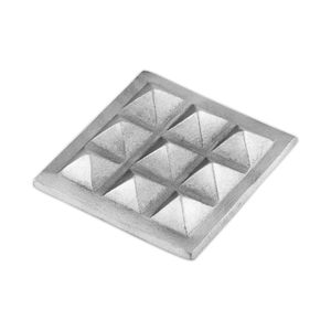 Pyramide Vastu en zinc à 2 couches, taille 3 pouces, pyramide de remède Vastu en zinc pour l'énergie positive, la santé et la prospérité - Product Image 2