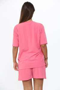 Conjunto Deportivo Casual para Mujer, Transpirable, Estilo Biker, con Pantalones Cortos y Blusa, Talla 4X - Product Image 6