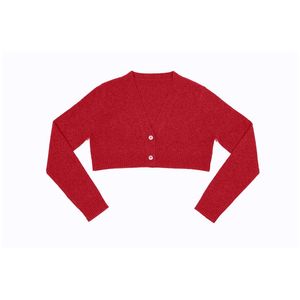 OEM personnalisé femmes automne mode Cardigan mince 100% laine mérinos tricoté coupe ample manches longues col rond - Product Image 3